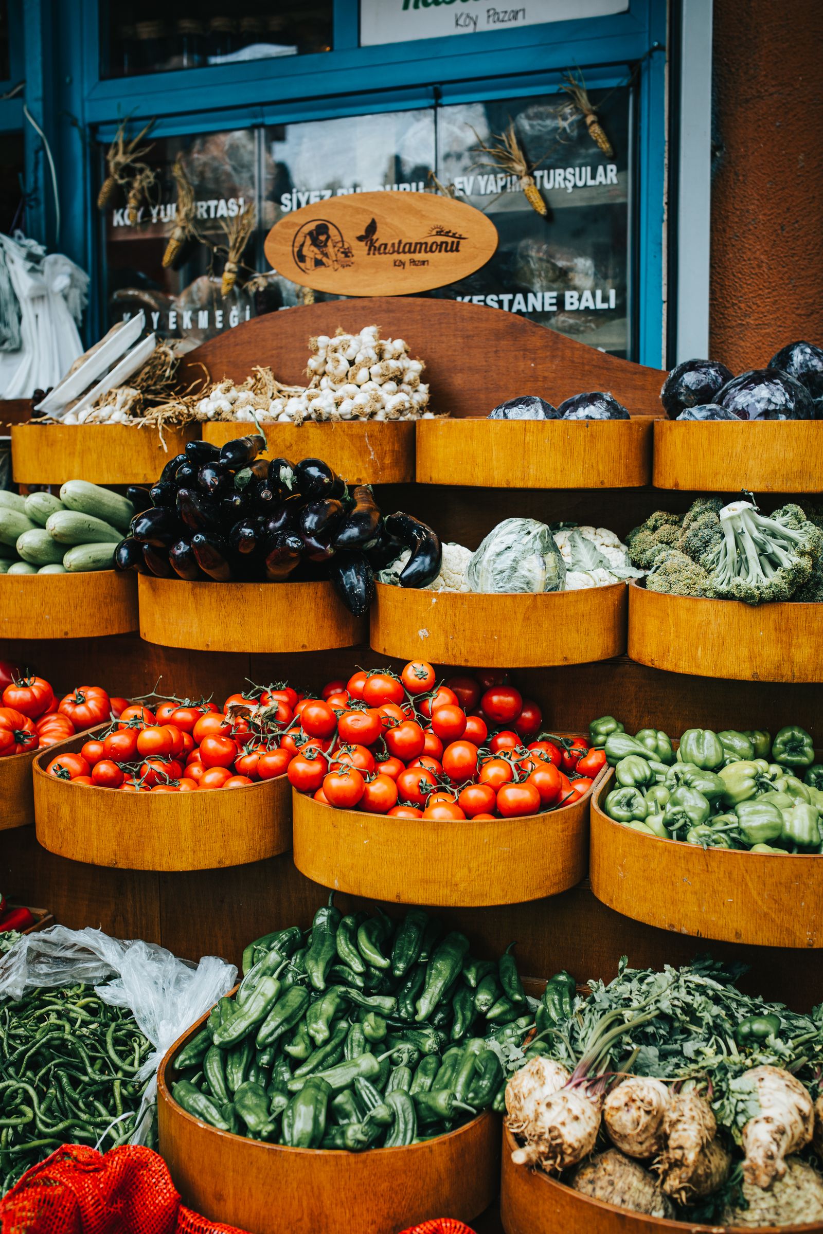 market vegetables